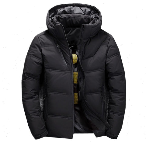 BOLUBAO 2019 Winter Down Parkas Mens Quality Thermal Thick Parka Male Warm Outwear Fashion White Duck Down Jacket Men Coats
